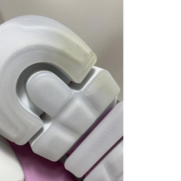 women's Recycled pink White Knit Speed 2.0 Stretch Sock Sneakers E605 - Picture 11 of 12